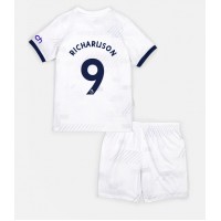 Camisa de Futebol Tottenham Hotspur Richarlison Andrade #9 Equipamento Principal Infantil 2023-24 Manga Curta (+ Calças curtas)